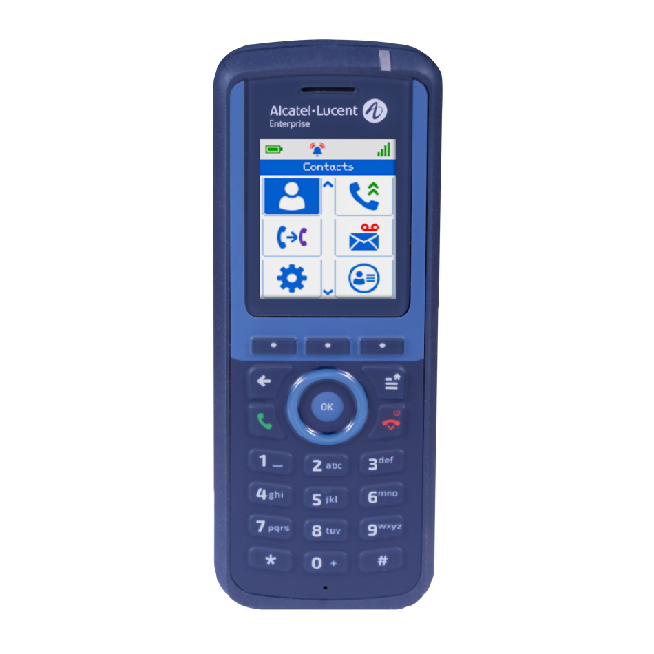3BN67342AA Alcatel-Lucent 8242 DECT Handset mit Ladeschale inkl MwSt. 